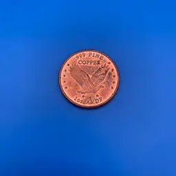 1 oz AVDP .999 Fine Copper Coin Disc