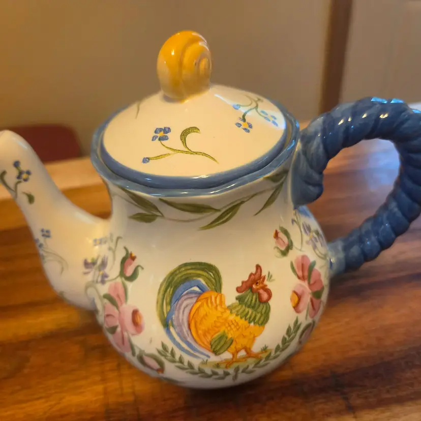vintage pamela palmer ceramic teapot