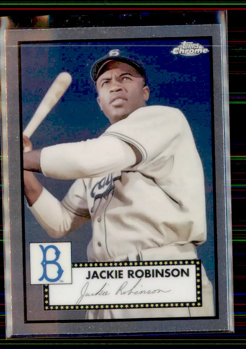Jackie Robinson 2021 Topps Chrome Platinum Anniversary #610 - Brooklyn Dodgers - (153-315)