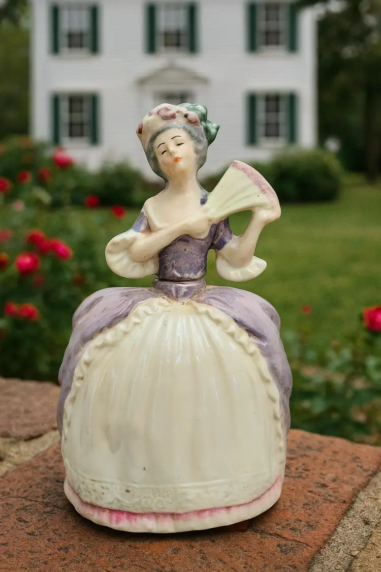 Vintage Porcelain Dresser Doll Perfume Bottle – Madame Pompadour