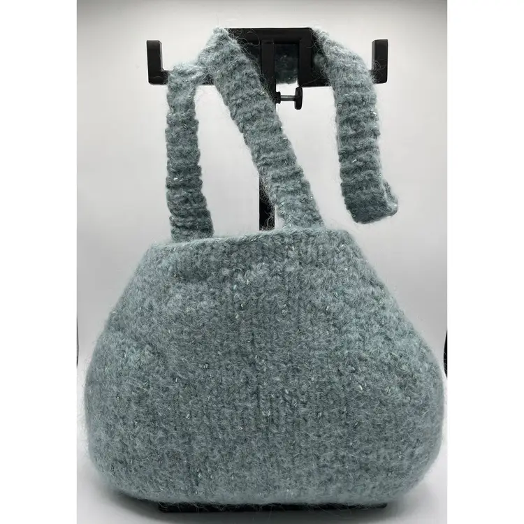 Made By Me Hand Knit and Felted Cross Body Purse