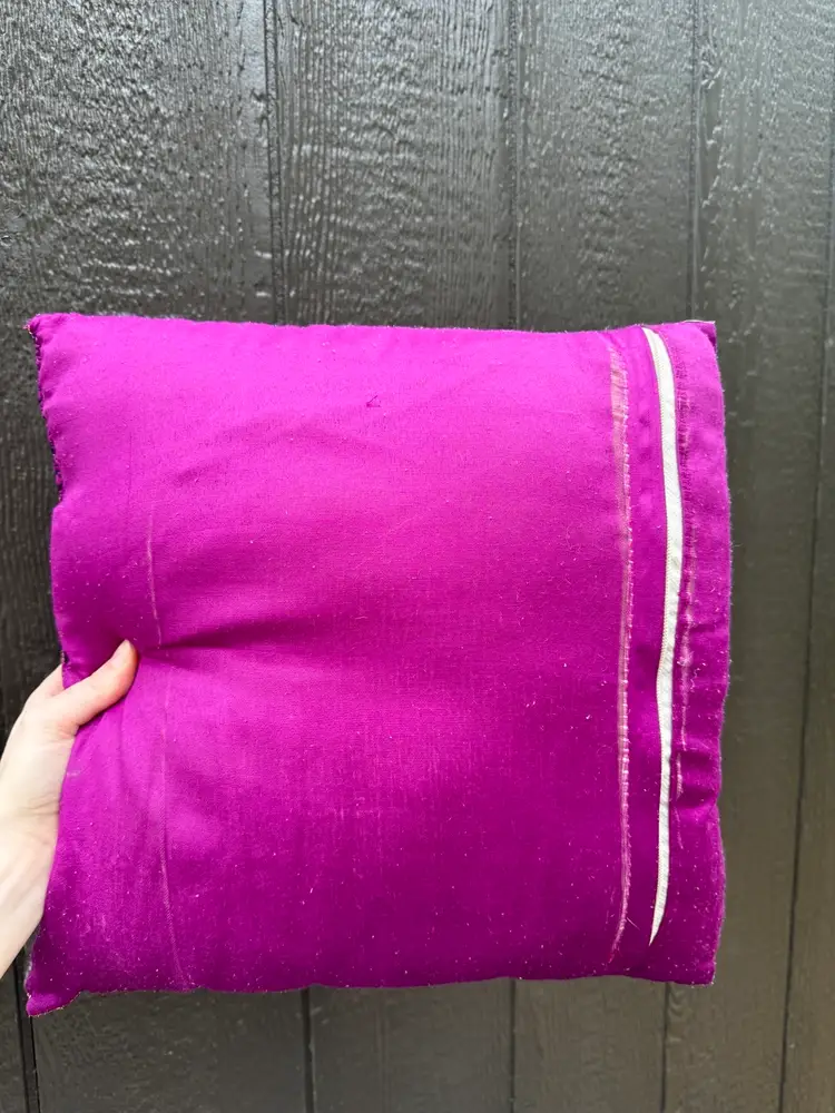 Hippie Magenta And Gold Elephant Throw Pillow! 