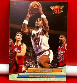 1993 Fleer Ultra Collector Basketball Trading Card Knicks Tony Campbell #320