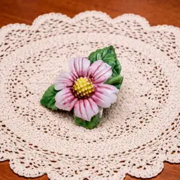 vintage Royal Adderley porcelain floral brooch pin, Made in England (please Read)