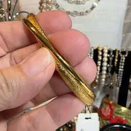 Vintage PD Gold Tone Bangle Cuff