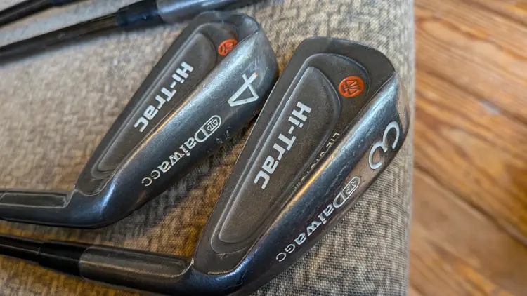 ** COLLECTORS ** DAIWA GC Hi-Trac Iron Set 2I R Flex, 3I S Flex, 4-10 R Flex