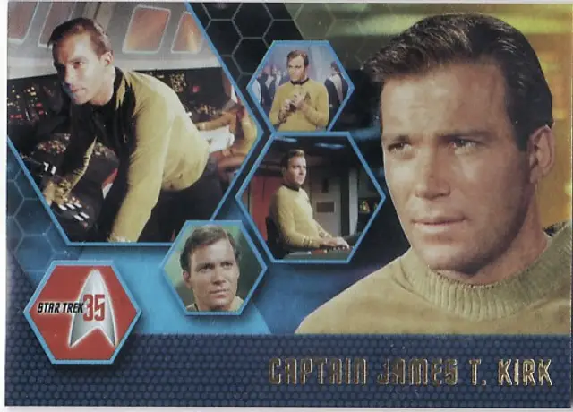 Star Trek TOS 35th Anniversary Promo Card P1 Rittenhouse 2001