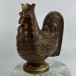 Westwood Exclusives Vintage Ceramic Ornate Rooster Bank 6”