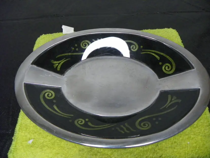 Lenox Spyro Black Bread Tray (discontinued)