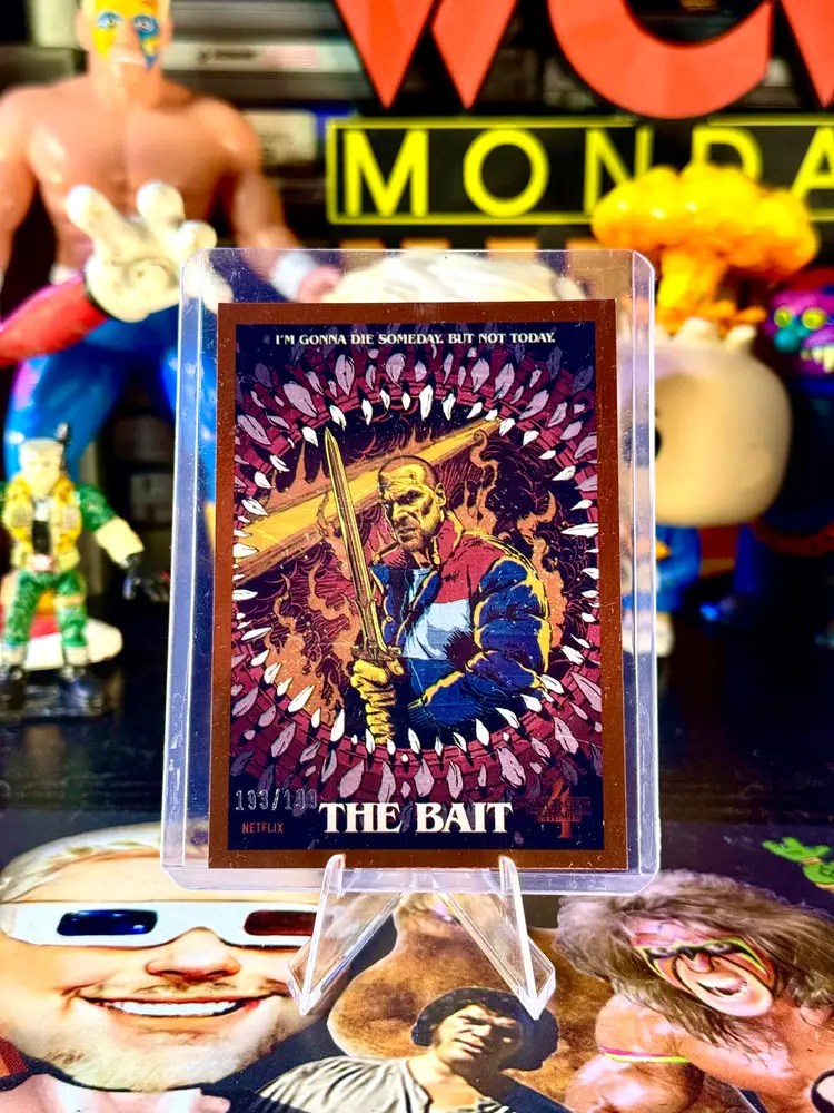 1x 2022 Stranger Things The Bait Zerocool Orange Foil 193/199 BB-11 Butcher Billy