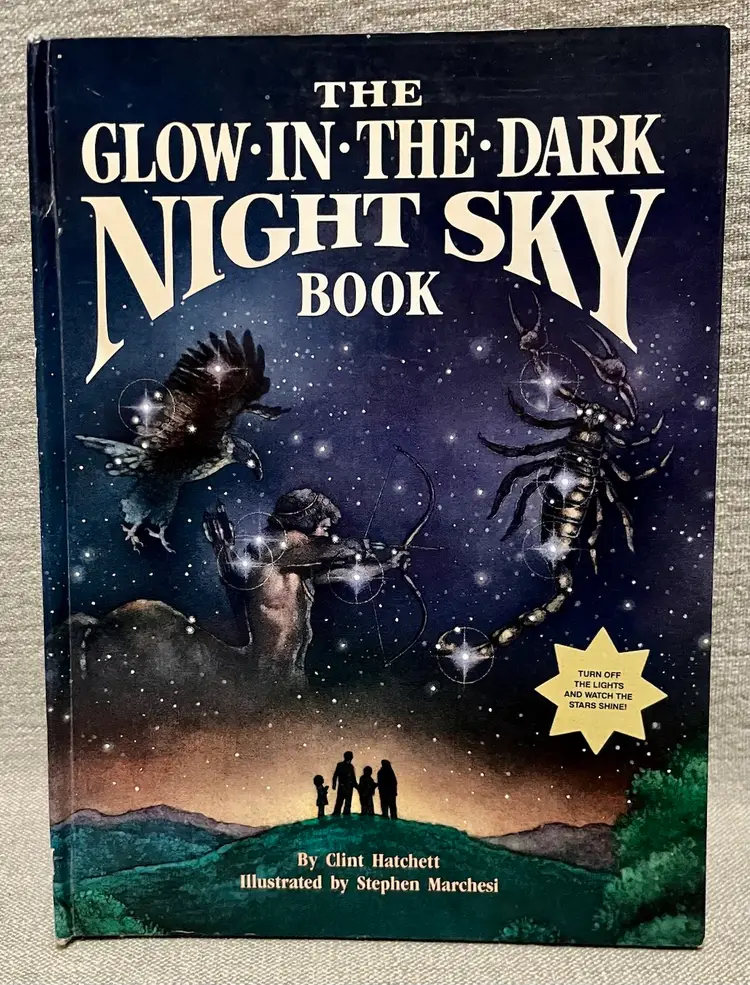 1988 The Glow in the Dark Night Sky Random House Children’s Book HC Astronomy