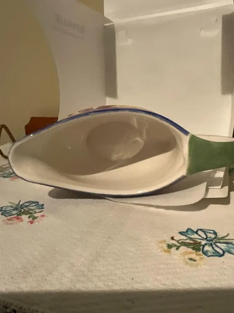 Sango The Sweet Shoppe Vintage Sue Zipkin Gravy Boat Stoneware Retired