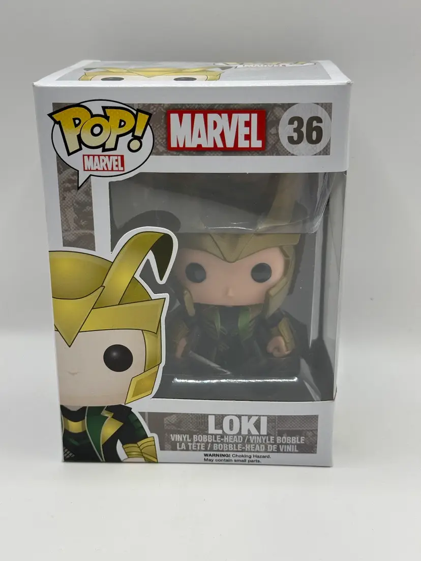 Funko Pop! Marvel - Loki #36 - Vaulted - + Protector - NIB