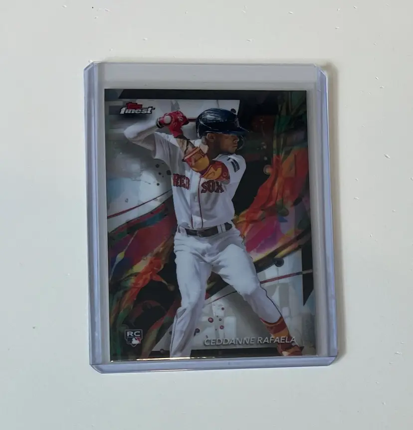 Ceddanne Rafaela RC Topps Finest Boston Red Sox