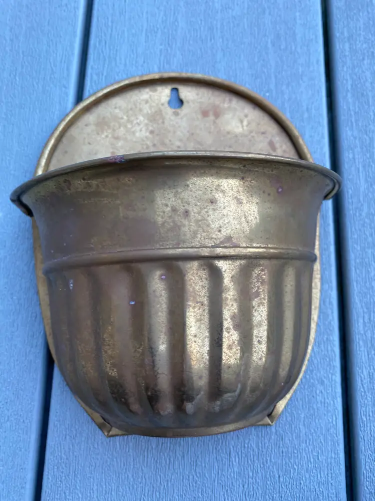 BRASS WALL POCKET