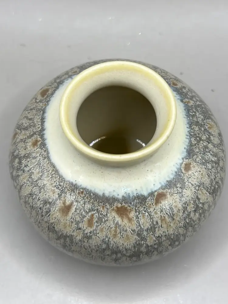 Neher Pottery Small Mini Bud Vase Air Plant Vase Drip Glaze 2018 2.5”