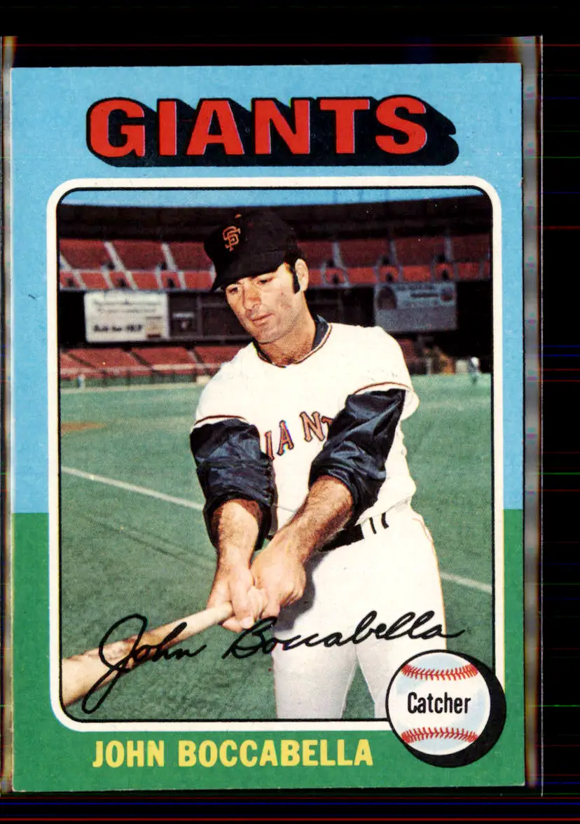 John Boccabella 1975 Topps #553 - San Francisco Giants - (pk1-77)