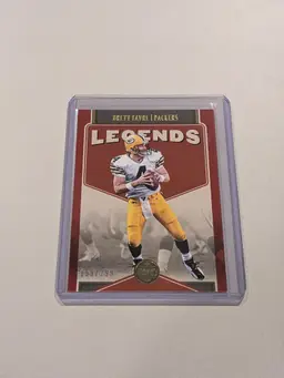 Brett Favre 2022 Panini Legacy - 159/299 Legends Red Parallel #103