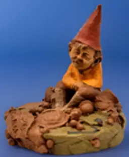 Tom Clark Gnome FREDDY Figurine #55 Turtle Fisherman Fred Astaire w/COA 1983 Vtg