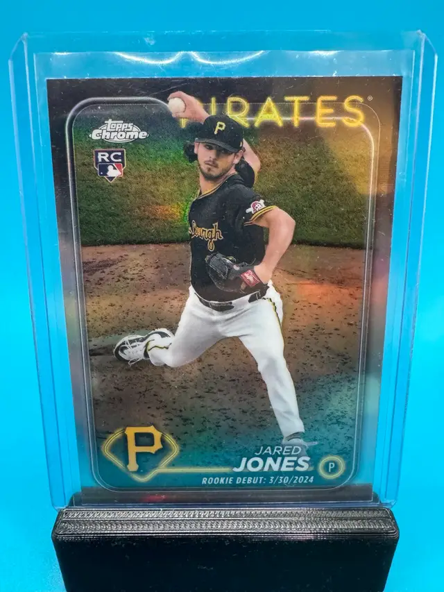 Jared Jones Topps Chrome Update Rookie Debut Refractor RC Pittsburgh Pirates