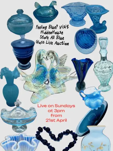Blue Glass Sundays 3pm ET With HiddenHouseStore