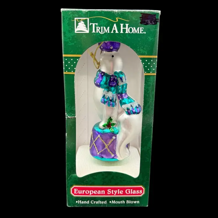 Trim a Home European Blown Glass Jumbo Vintage Christmas Ornament Seal Sea Lion