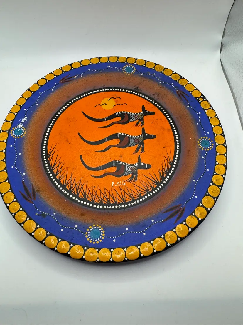 Australian Aboriginal Art Plate