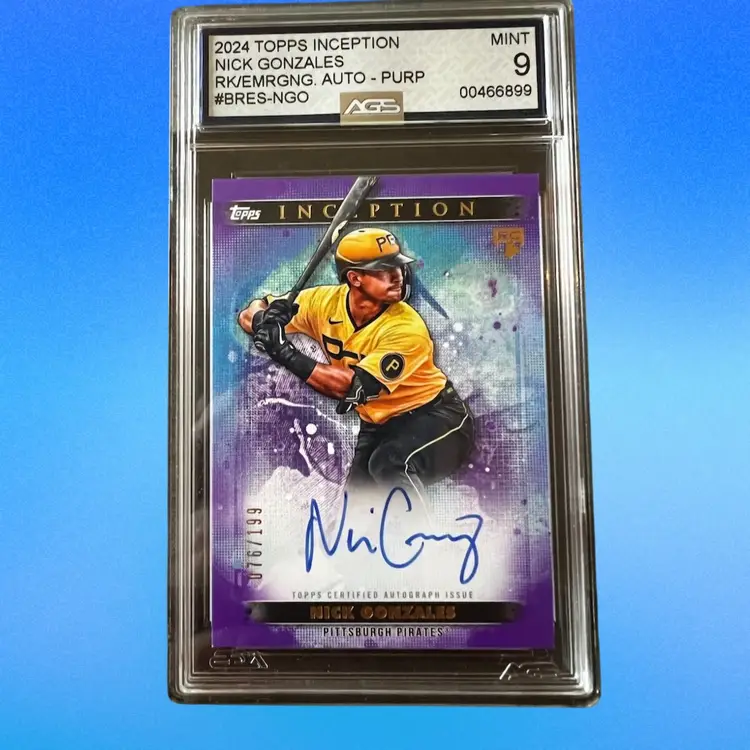 Nick Gonzales RC 2024 Topps Inception Purple Auto 76/199