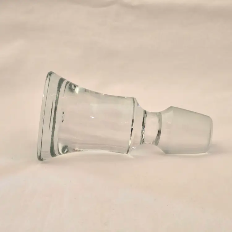 Clear Glass Stopper Flat Top Replacement for Decanter 4¼" Long Unbranded with Issue