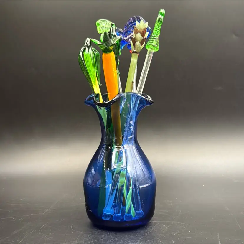 #02 Twizzle Sticks With A Vase