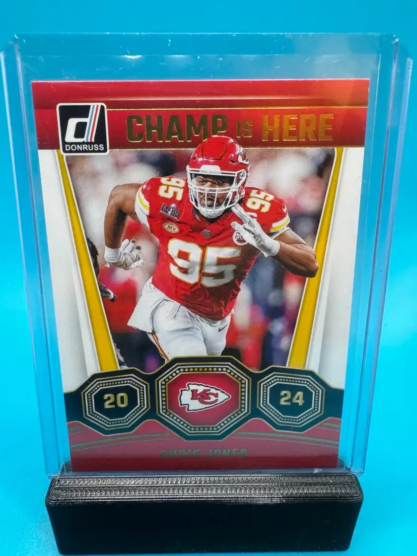 Chris Jones Donruss Champ Is Here Kansas City Chiefs