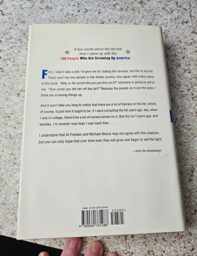 100 People Who Are Screwing up America by Bernard Goldberg (2005, Hardcover)