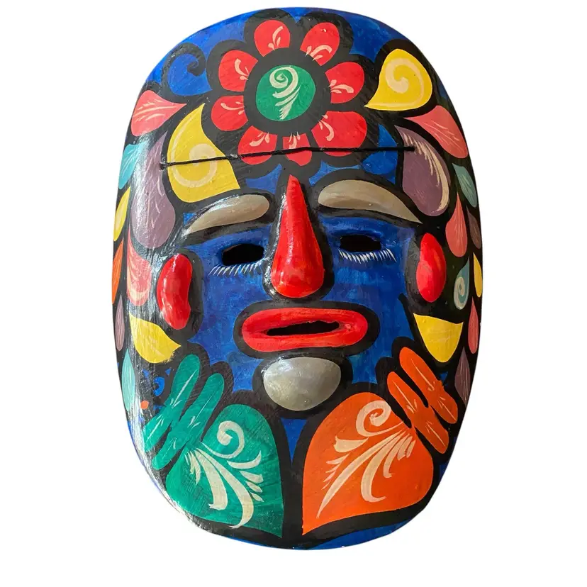 Mexican Folk Art Clay Mask