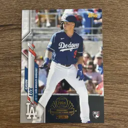 Gavin Lux
2020 Topps National Baseball Card Day RC 
Los Angeles Dodgers 