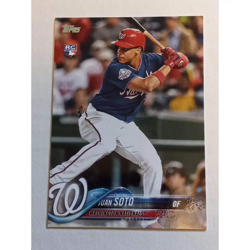 Juan Soto (RC) 2018 Topps Update #US300 Nationals