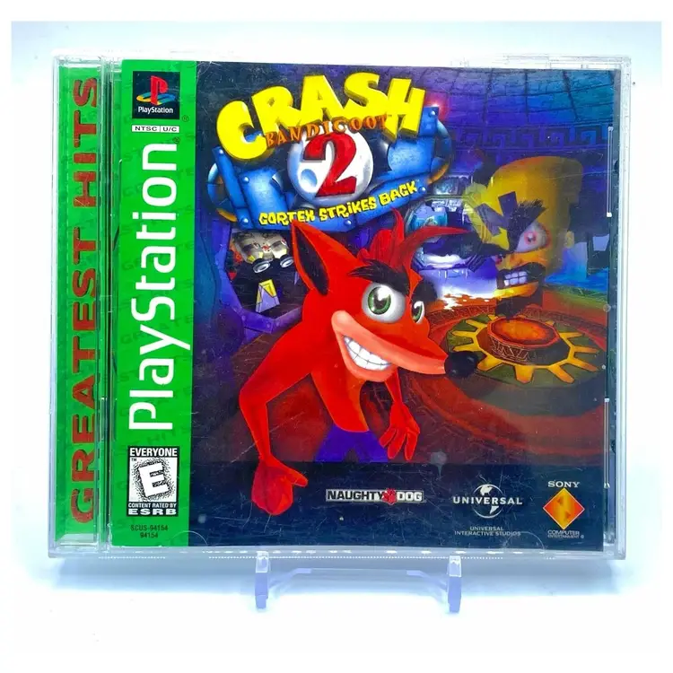 Crash Bandicoot 2: Cortex Strikes Back [PS1] - GREATEST HITS - Very Good