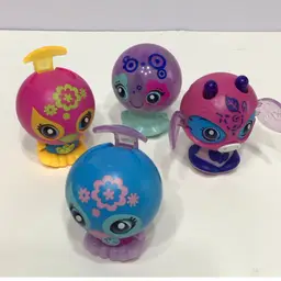 Lot Of 4 McDonald’s Happy Meal Zoobles Toys ~ B