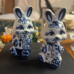 Russian Blue And White Rabbits