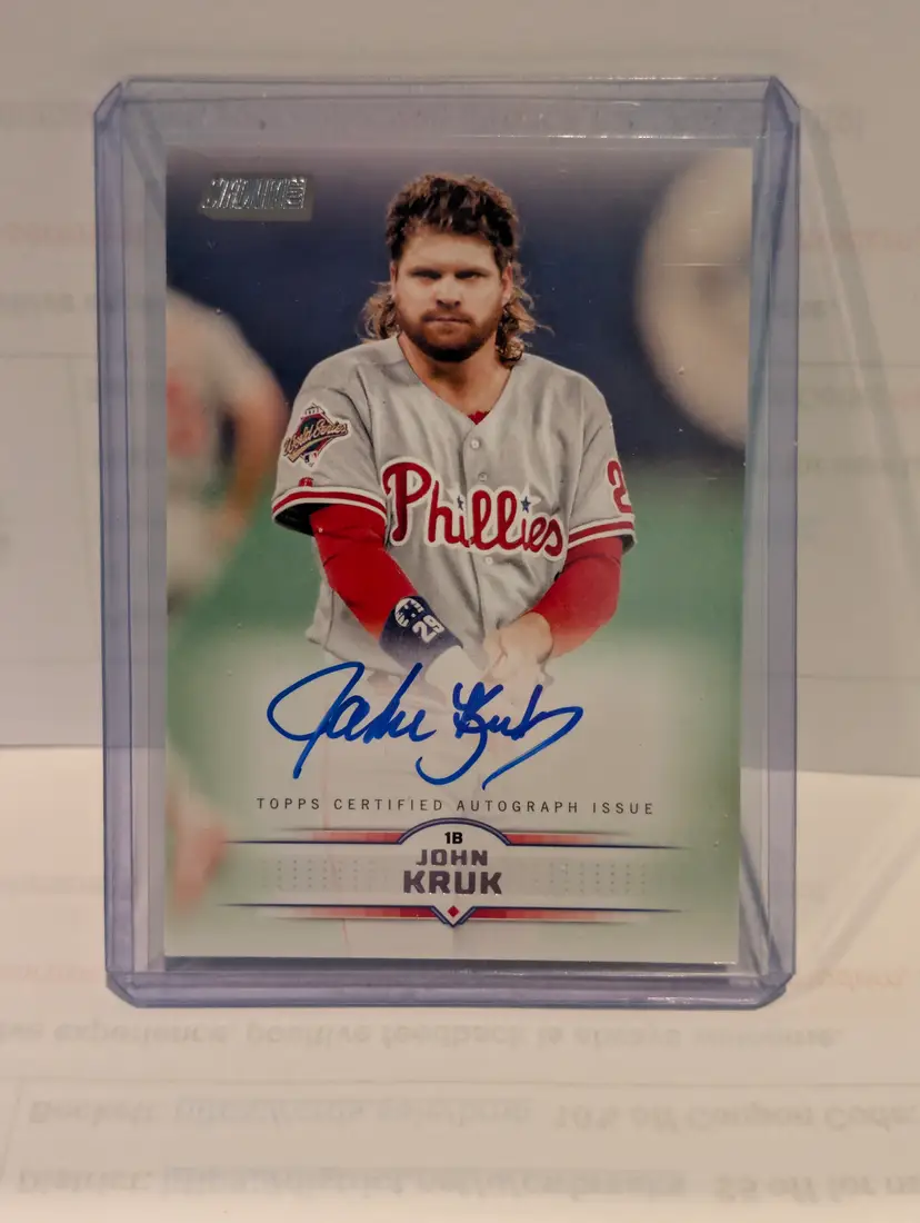 2025 Stadium Club #SCBA-JKR John Kruk Base Autographs - (A) - Philadelphia Phillies