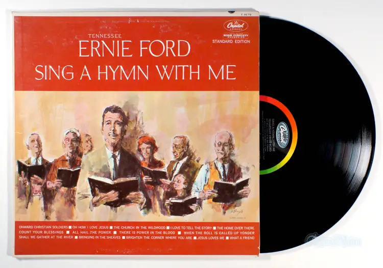 Tennessee Ernie Ford - Sing a Hymn With Me (T-1679) (1962) Vinyl LP • Gospel