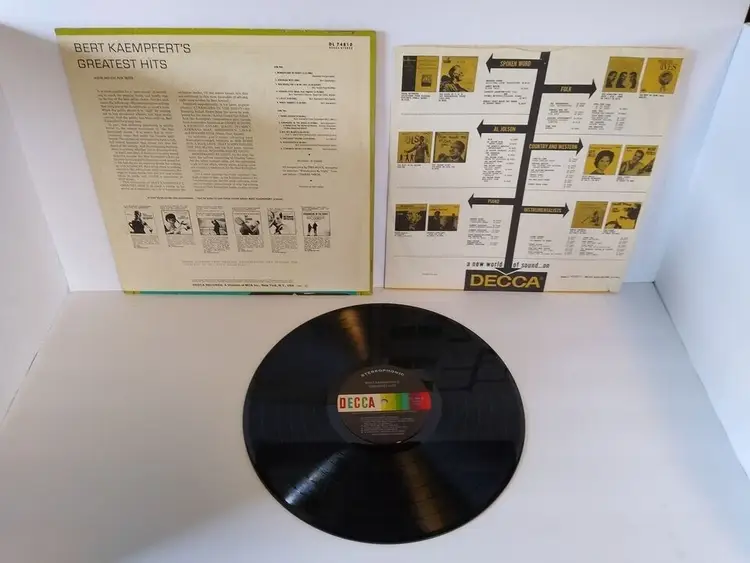 Bert Kaempfert And His Orchestra Greatest Hits Vinyl LP Record Album Decca 1966