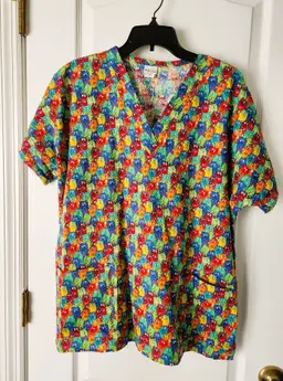 Handmade New Scrub Top Size M