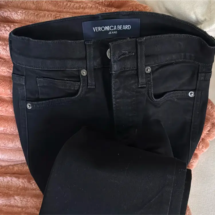 Veronica Beard Black Carson Ankle Jeans Size 24 Great Condition
