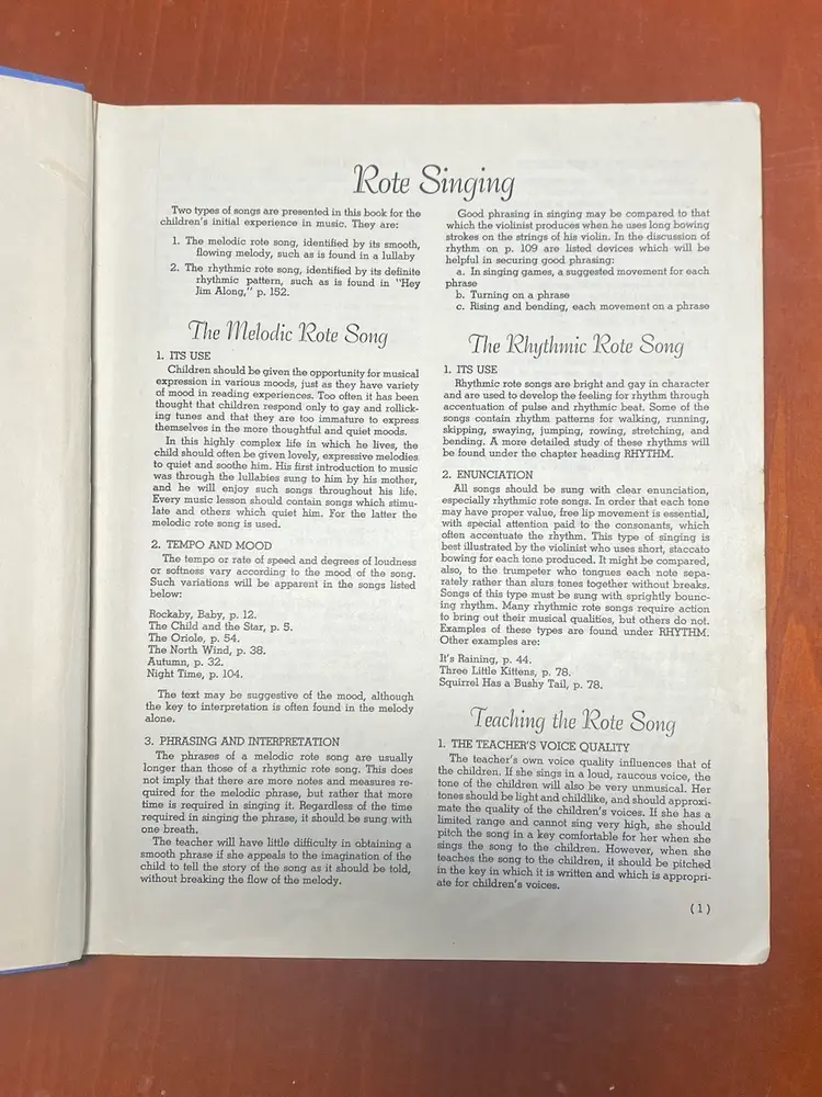 The America Singer Book 1