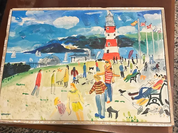 Folk Art Style Painting