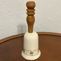 Avon Ceramic and Wood Bell