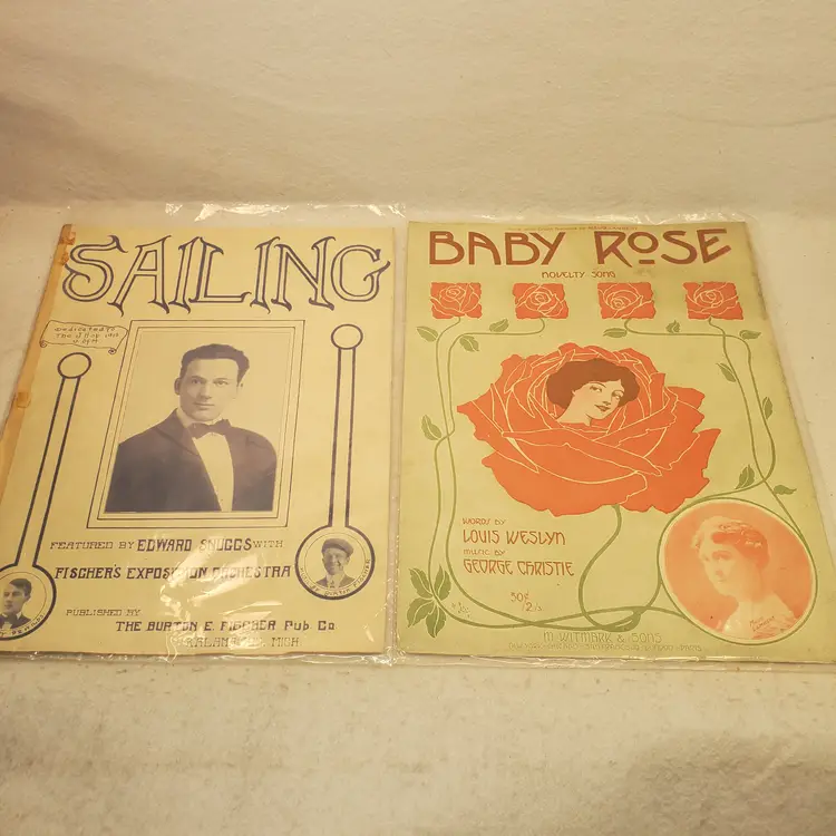 #02 14 Misc Vintage Sheet Music