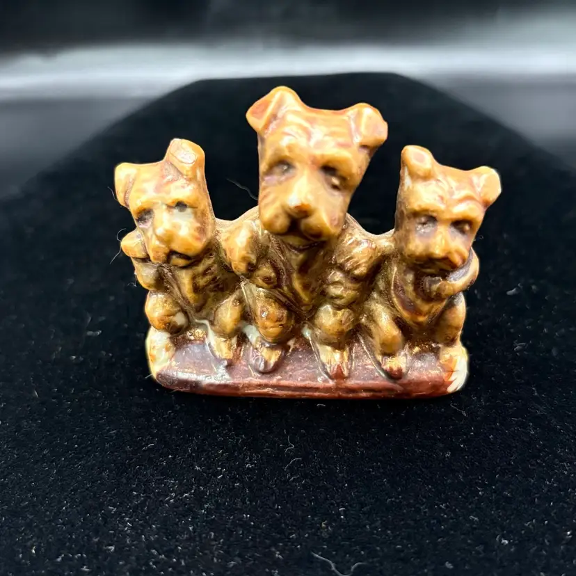 3 Terriers - Vintage Japan Figurine