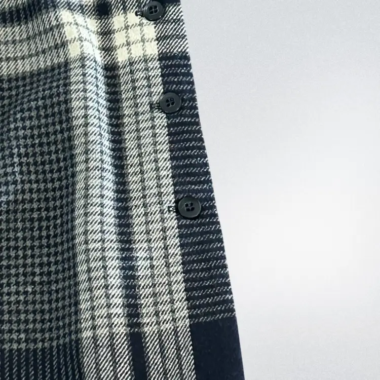 Vintage Haberdashery Collection By Personal Womens Skirt 8 Blue Plaid Lined