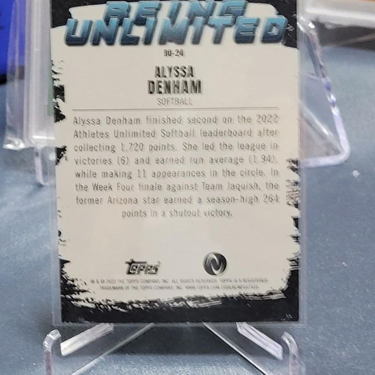 2023 Topps Athletes Unlimited Being Unlimited #BU-24 Alyssa Denham